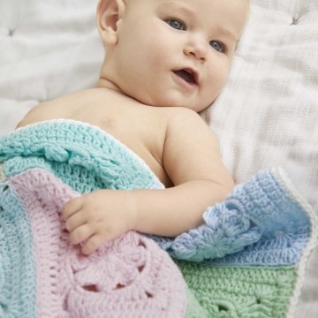 Kit bunny blanket 16 bollen en knuffeltje