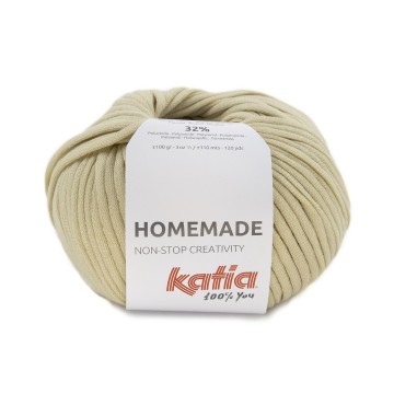 Wol garens homemade breien katoen polyamide beige lente zomer katia 108 fhd