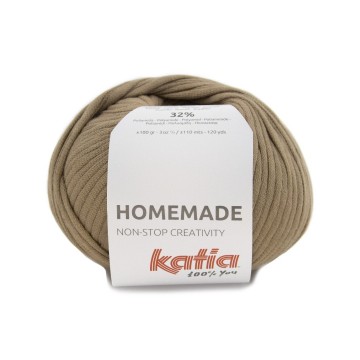 Wol garens homemade breien katoen polyamide licht bruin lente zomer katia 109 fhd